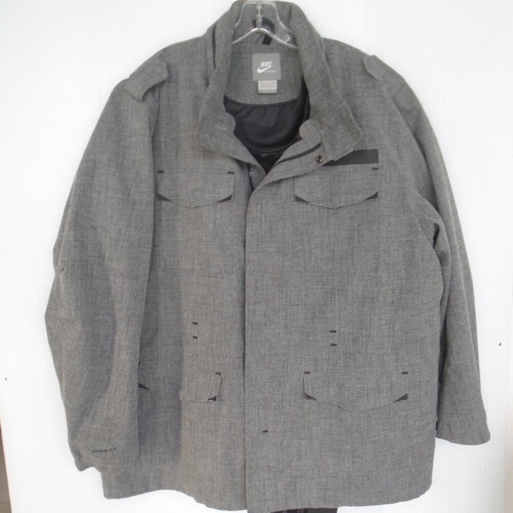 Nike Sportwear Mens Storm-Fit Jacket Removable Lining Size XXL Grey